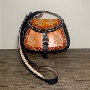 Leather Hand Tooled Purse!